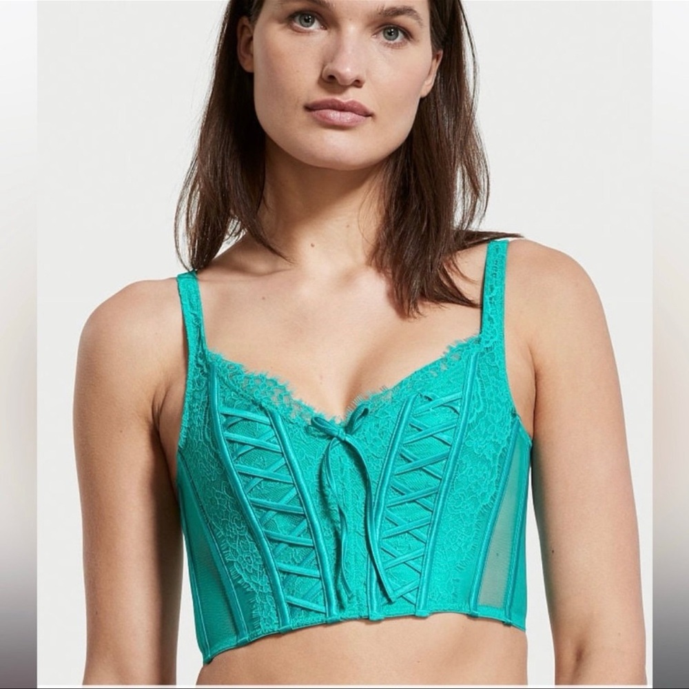 Victorias Secret Lace Crop Bustier